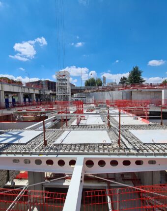 Dalle de pont - Chantier T2D Gare à Noisy-Champs (77)