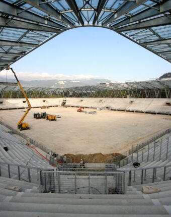 Gradins - stade des Alpes à Grenoble (38)